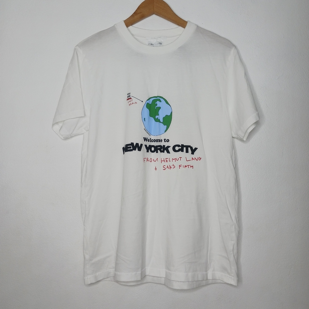 Helmut Lang Tshirt Tee White Size Medium